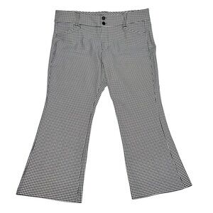 Studio Torrid Houndstooth Bootcut Luxe Ponte Trouser Pants 22S Stretch Classic